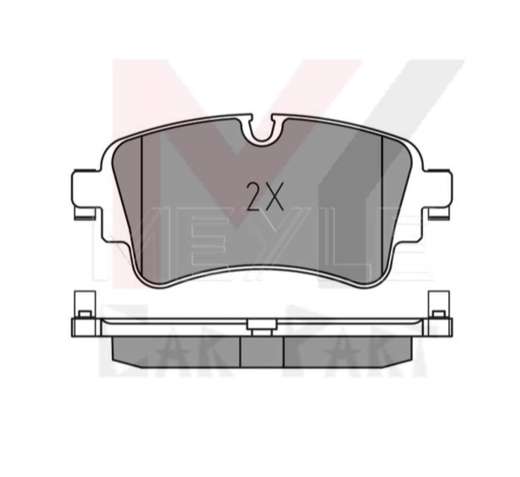 [0252230817] RR BRAKE PAD AUDI A4 A6 Q5