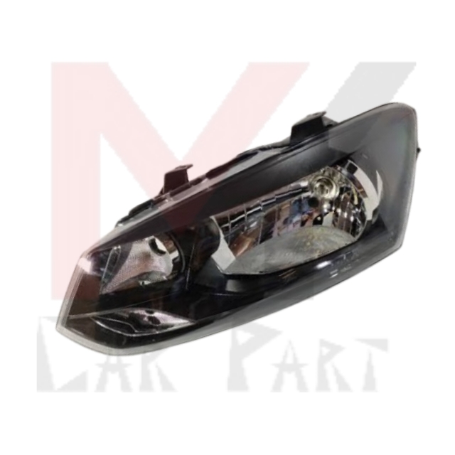 HEAD LAMP BLACK LH POLO VENTO