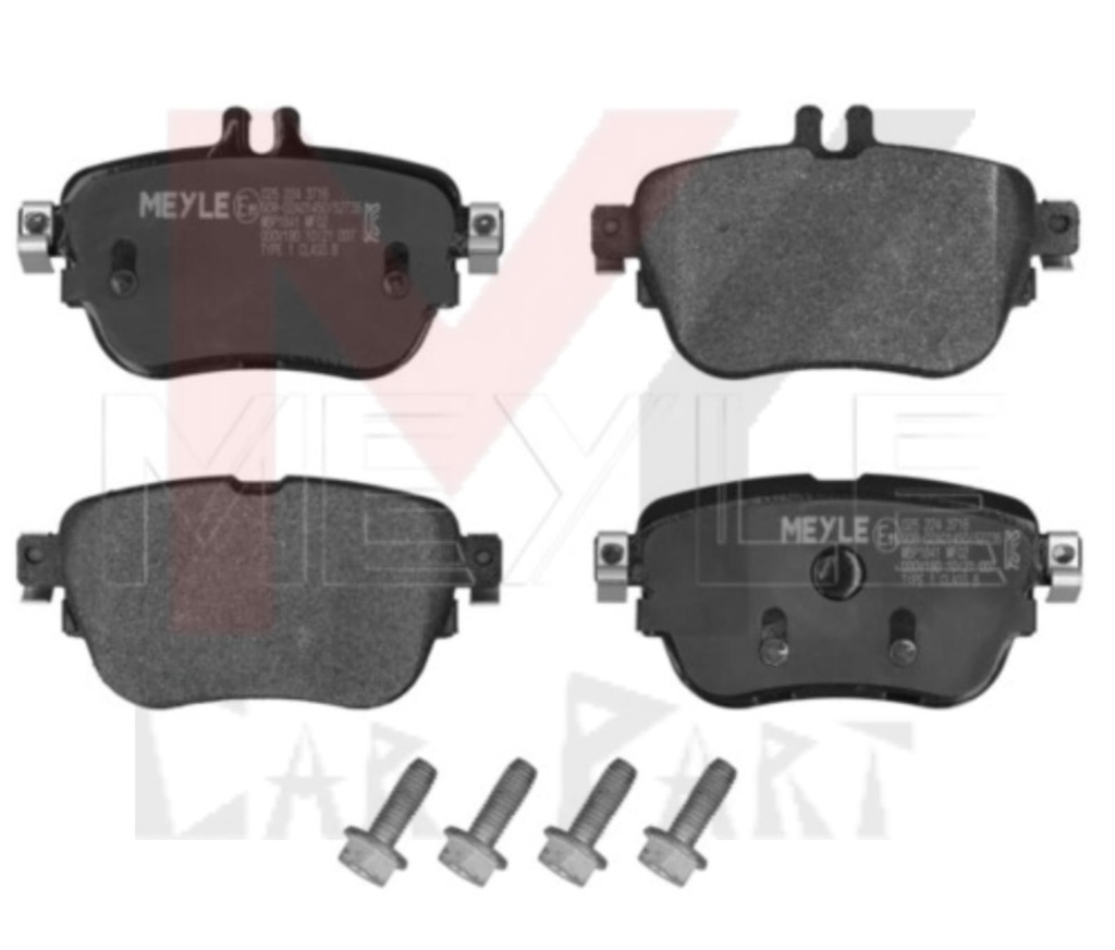 [0252243716] REAR BRAKE PAD MB 213