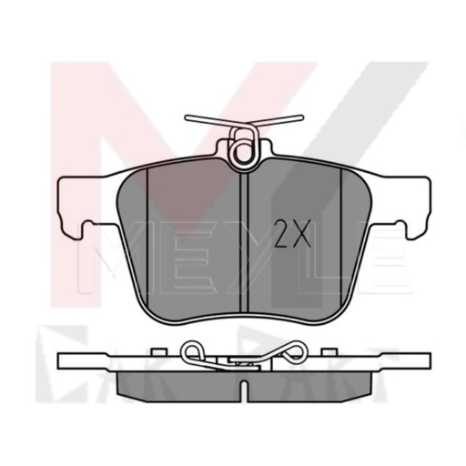 [0252500916] REAR BRAKE PAD A3 Q3