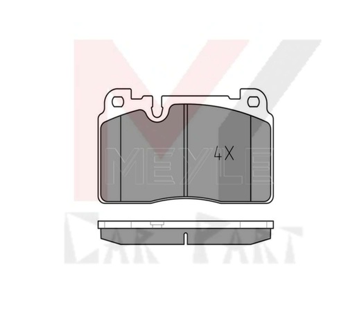 [0252564316] FRONT BRAKE PAD AUDI A6 Q5